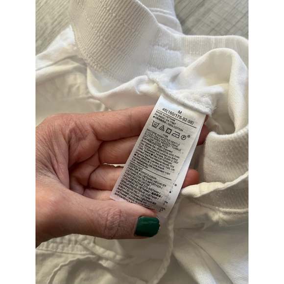 Gap white rib twill pull on cotton shorts size M - Picture 10 of 10